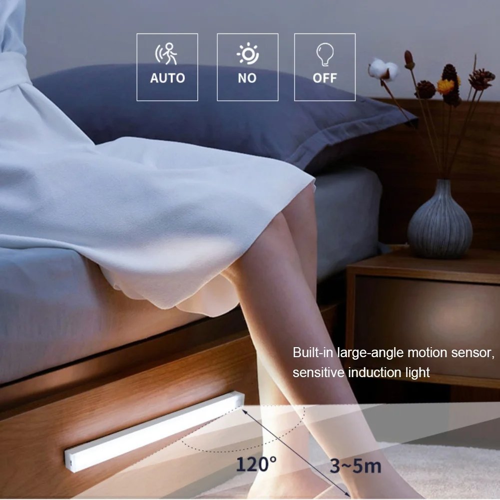đ„TidsbegrĂ€nsat erbjudande - uppladdningsbar LED-lampa, ingen stansning krĂ€vs, smart sensor, magnetisk