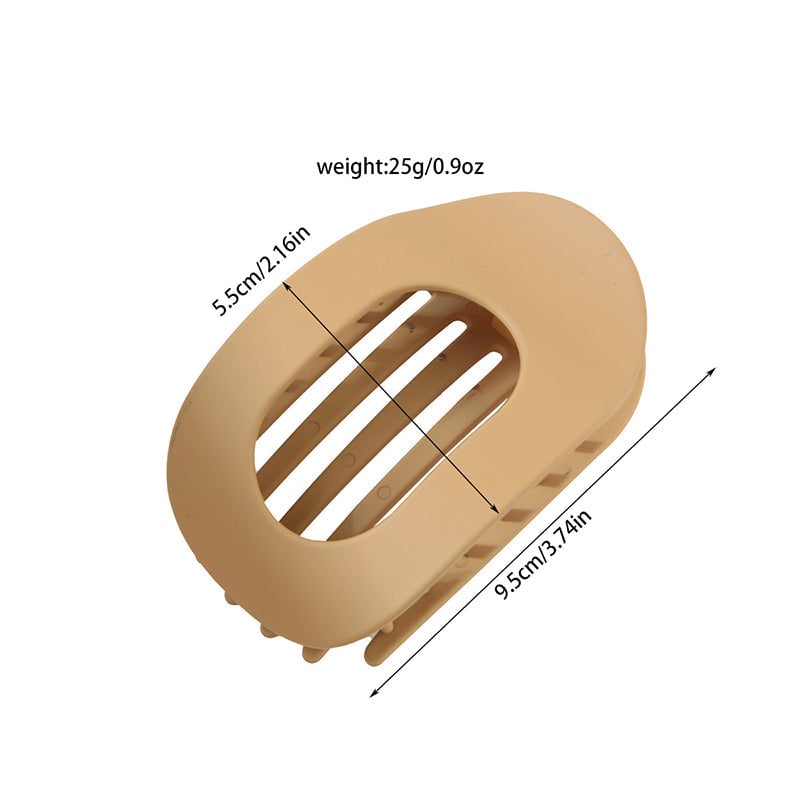 ✨ Oval uppsättning hårklämmor (4 st)