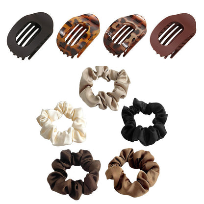 ✨ Oval uppsättning hårklämmor (4 st)