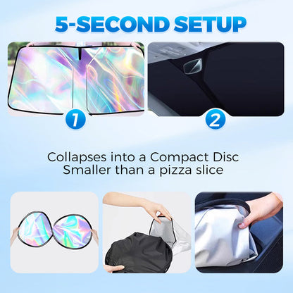 🌞🌈Laser solskjerm for bilens frontrute