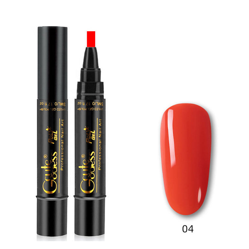 💅✨ 3-i-1 Gellack Penna | Bas, Färg & Topplack i Ett Steg! | Snabb Manikyr
