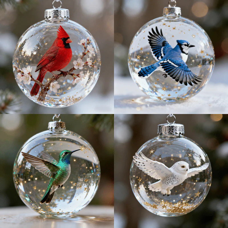 🔥🔥Sista dagen 49% rabatt - 2026 Wildlife Wonders™ kristallglasornament