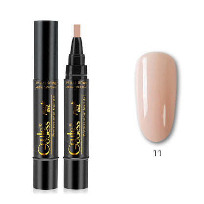 💅✨ 3-i-1 Gellack Penna | Bas, Färg & Topplack i Ett Steg! | Snabb Manikyr