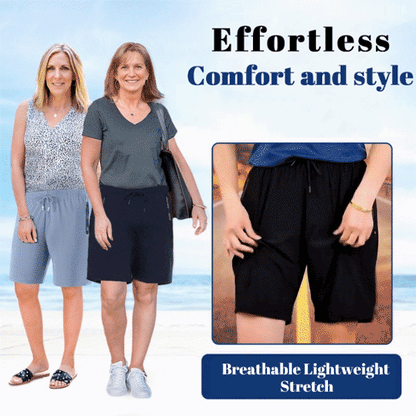 ⌛Denna veckas specialerbjudande🧊Håller dig sval hela sommaren❄️🩳Snabbtorkande stretchshorts tillverkade av issilk