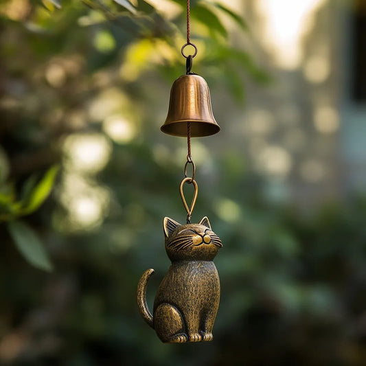 ⏳Aktuellt erbjudande: 60% rabatt🐱Handgjord retro klocka med kattvagg