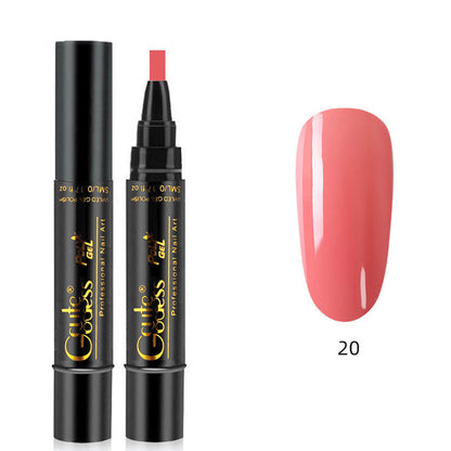 💅✨ 3-i-1 Gellack Penna | Bas, Färg & Topplack i Ett Steg! | Snabb Manikyr