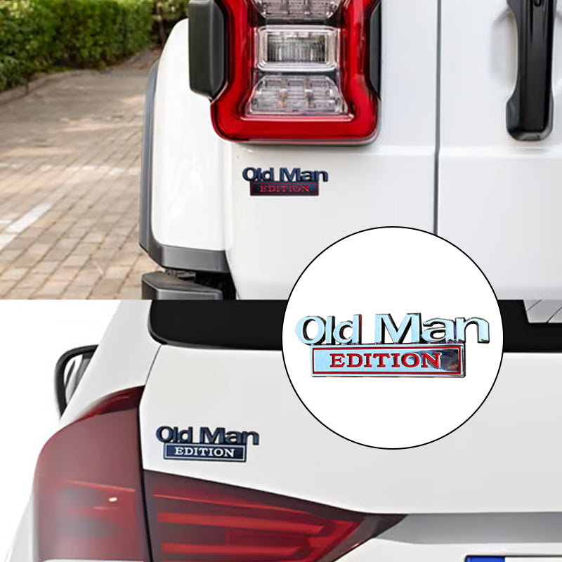 🚗 Old Man Edition auto embleem