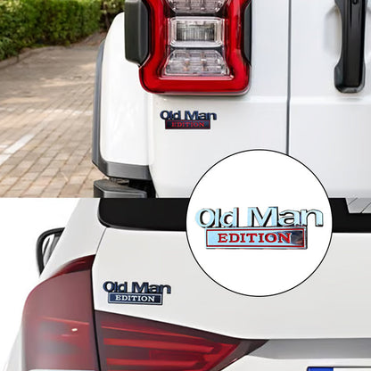🚗 Old Man Edition auto embleem