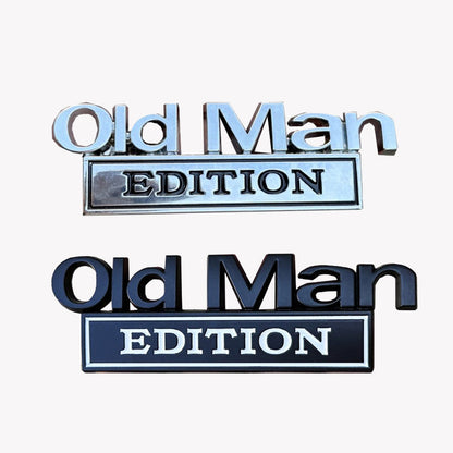 🚗 Old Man Edition auto embleem