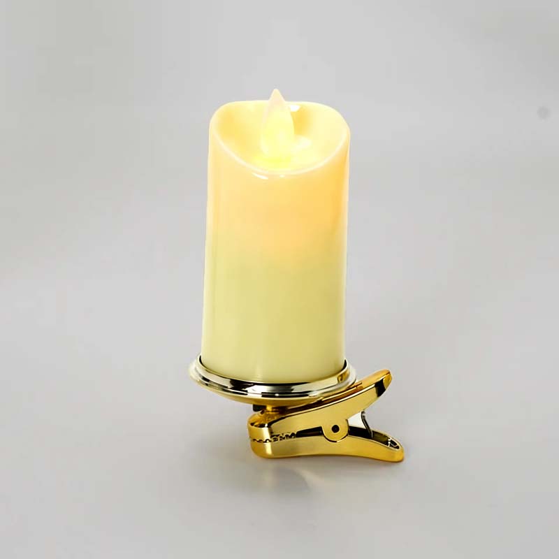 Festliga LED-ljusstakar med klämfäste