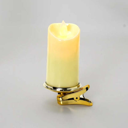 Festliga LED-ljusstakar med klämfäste