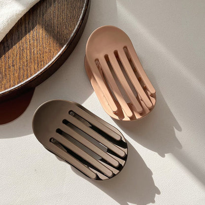 ✨ Oval uppsättning hårklämmor (4 st)