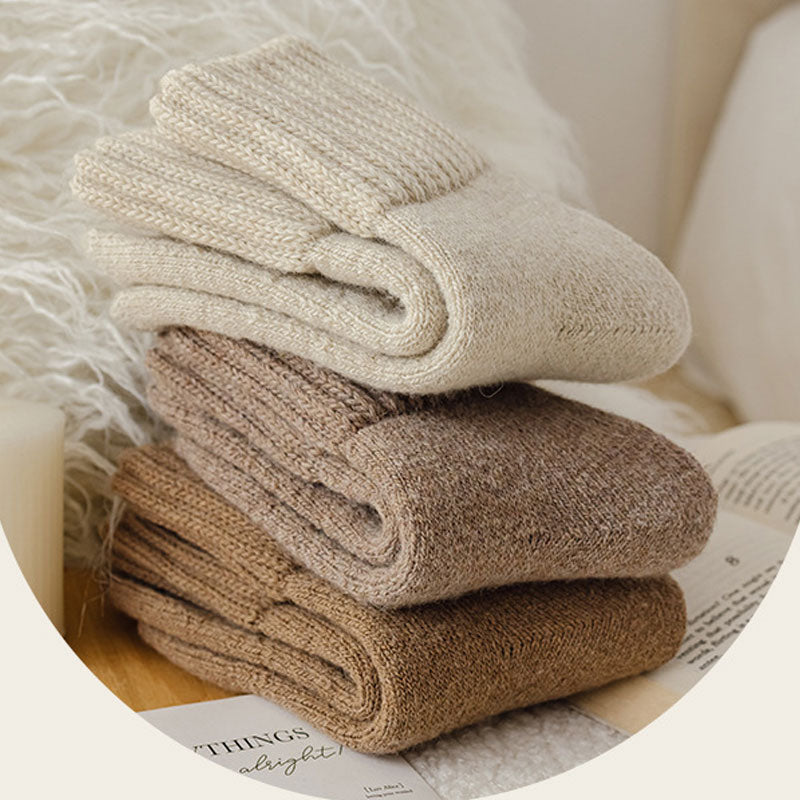 🧦 5 par Värmande Ullstrumpor i Mellanhöjd