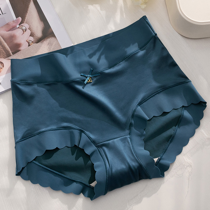 💖Storlek: 40-100 kg✨🎁Köp 1 få 2 (3-pack) 🎁Premium satin antibakteriell Ice Silk fuktabsorberande trosor