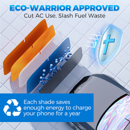 🌞🌈Laser solskjerm for bilens frontrute