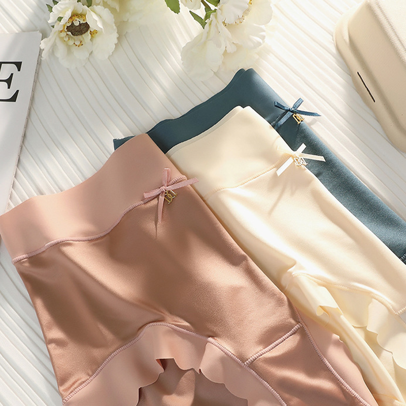 💖Storlek: 40-100 kg✨🎁Köp 1 få 2 (3-pack) 🎁Premium satin antibakteriell Ice Silk fuktabsorberande trosor
