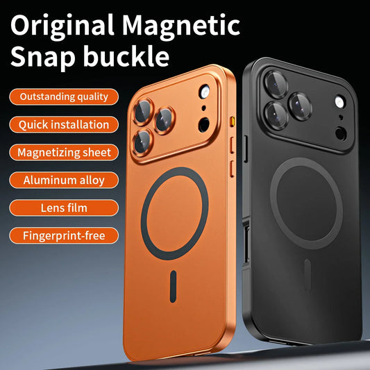 Magnetische Metall-Snap-On-Hülle für iPhone