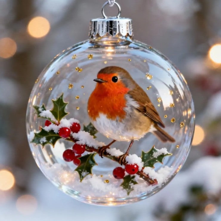 🔥🔥Sista dagen 49% rabatt - 2026 Wildlife Wonders™ kristallglasornament