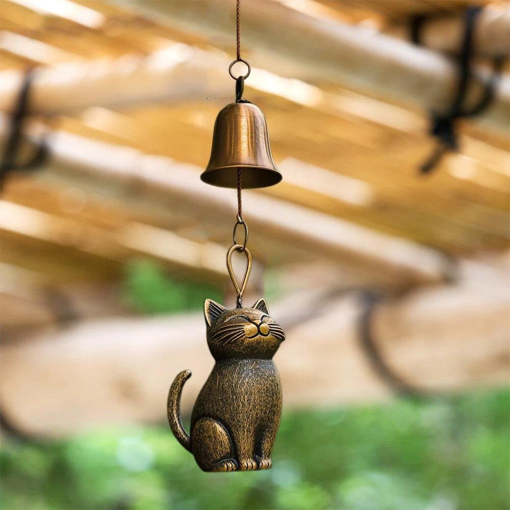 ⏳Aktuellt erbjudande: 60% rabatt🐱Handgjord retro klocka med kattvagg