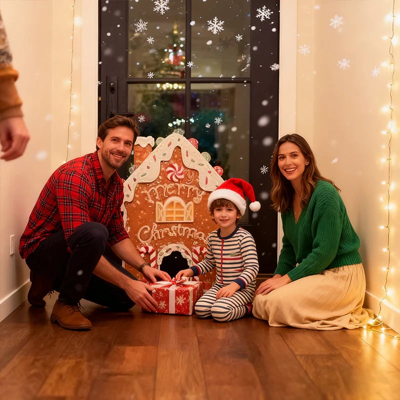 🔥Sista dagen 49% RABATT - 🎅 Pepparkaksgolf Spelset - Bästa Julspelet